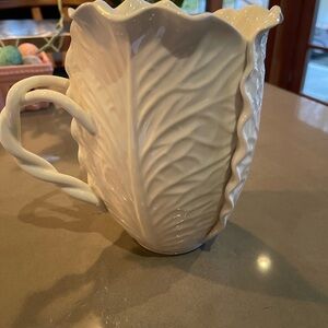 Tory Burch Leaf Design Pitcher